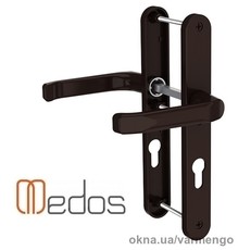 Нажимной гарнитур Saturn II, 25х92 коричневый (RAL 8077).